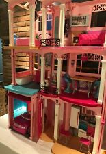 2015 Barbie 3-Story Pink Dream House Townhouse, used for sale  Southfield