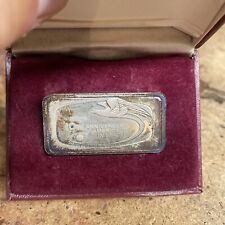 1971 Franklin Mint 1000 Grain Sterling Silver, 10th Anniversary in Space Ingot for sale  Beloit