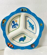 Playtex Baby Einstein Sea Life Divided 3 Part Melamine Toddlers Plate Dish for sale  Shipping to South Africa