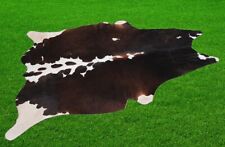 New Cowhide Rugs Area Cow Skin Leather 14.67 sq.feet (48"x44") Cow hide E-9624 for sale  Shipping to South Africa