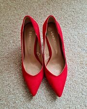 Red suede heels. for sale  SELBY