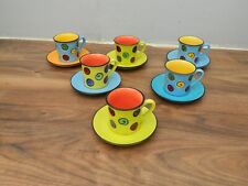 whittard of Chelsea espresso set - 6 cups and saucers for sale  Shipping to South Africa