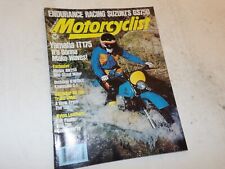 Revista de motociclista Yamaha IT175 março 1977, usado comprar usado  Enviando para Brazil