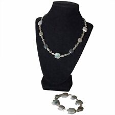 Gray stone necklace for sale  Little Rock