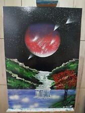 Obraz na płótnie malowany farbą w sprey 70x50 "Venus" artysta Patryk Siwiak na sprzedaż  PL
