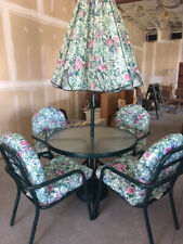 cushioned aluminum patio set for sale  Wakefield