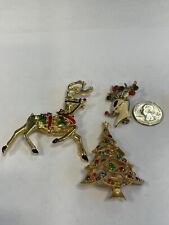 Christmas vintage pins for sale  Coventry