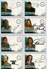 Smallville Autograph Pieceworks & Wardrobe Card Selection NM Inkworks Cryptozoic for sale  Shipping to South Africa