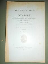Catalogue musée société d'occasion  Sainte-Sévère-sur-Indre