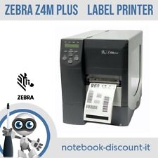 Stampante termica Zebra Z4M PLUS  Printer Thermal Barcode Etichettatrice ZEBRA, używany na sprzedaż  Wysyłka do Poland