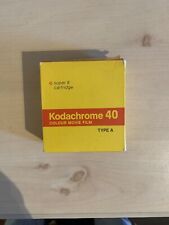 Filme KODAK Kodachrome 40 8mm Super 8 Colorido KMA 464 Tipo A Expirado Antigo Novo comprar usado  Enviando para Brazil