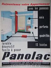 1956 advertising panolac d'occasion  Expédié en Belgium