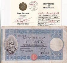 Banco sicilia 100 usato  Assemini