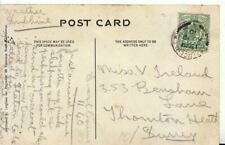 Genealogy postcard ireland for sale  WATERLOOVILLE