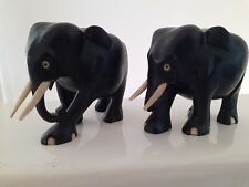 Pair carved ebony for sale  ANDOVER