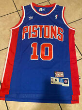 #10 Dennis Rodman Detroit Pistons Throwback Mens BLUE Stitched Basketball Jersey for sale  Ashland