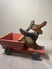 Carro de entrega vintage 1936 Fisher-Price ""Donald Duck Ent. Disney - RARO segunda mano  Embacar hacia Argentina