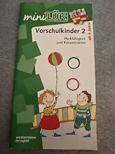 Minilük übungen vorschulkind gebraucht kaufen  DO-Brackel