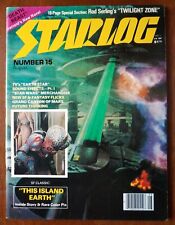 STARLOG #15 Magazine ROD SERLING TWILIGHT ZONE SUPERMAN Brian De Palma 1978 VF+ for sale  Shipping to South Africa