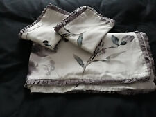 NEXT 100% Cotton Double Duvet Set.Grey & Mauve for sale  Shipping to South Africa