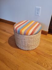 basket storage ottoman for sale  Doylestown