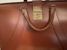 brown leather doctors bag for sale  LONDON