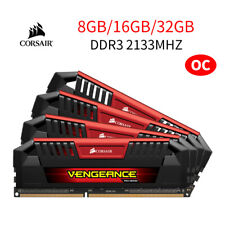 LOTE de memoria roja Corsair VENGEANCE Pro 32 GB 16 GB 8 GB 4G DDR3 OC 2133 MHz PC3-17000U segunda mano  Embacar hacia Mexico