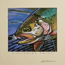 Cutthroat trout art for sale  Brookfield