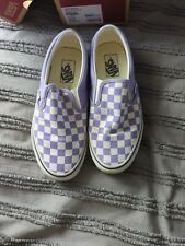 Vans lilac checkerboard for sale  WASHINGTON