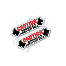 Caution working decal for sale  Long Beach