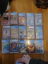 Graded Pokemon Card Collection; Graded Pokemon Lot GUARANTEED GRADED CHARIZARD!  for sale  Shipping to South Africa