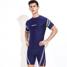 Traje de baño dividido de manga corta para hombre protector solar secado rápido playa traje de surf  segunda mano  Embacar hacia Argentina