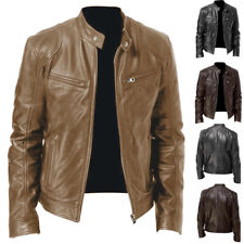 Mens retro leather for sale  Shipping to Ireland