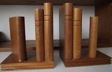 Vintage wooden bookends for sale  BROADSTAIRS