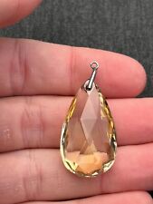 Silver faceted citrine for sale  BRIGHTON