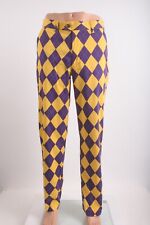 Usado, Pantalones de golf Loud Mouth para hombre amarillo púrpura diamante EE. UU. 34 X 34 L Argyle segunda mano  Embacar hacia Argentina