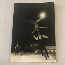 Circus Performer Balancing Act Balancing Woman on Unicycle Photo Photograph for sale  Shipping to South Africa