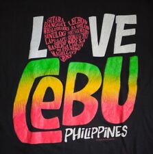 Camiseta I Love Cebu Filipinas Lechon Filipino Adulto Talla M NUEVA segunda mano  Embacar hacia Argentina