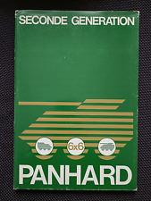 Brochure panhard seconde d'occasion  Paris VIII