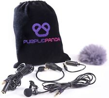 Kit de microfone de lapela Purple Panda lapela - clipe para microfone Lav comprar usado  Enviando para Brazil