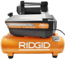 RIDGID OF45200SS 4.5 Gal 200 PSI 5.1 SCFM 14.5A PORTABLE ELECTRIC AIR COMPRESSOR, used for sale  Whittier