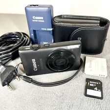 Canon IXUS 220 HS Black Y2K Digicam 12MP TESTED W/ Charger And 4 GB SD Card for sale  Shipping to South Africa