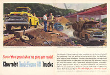Seguro de su terreno cuando se pone difícil Chevrolet Pickup, camión volquete y anuncio 1959 segunda mano  Embacar hacia Argentina
