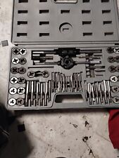 60 Piece Metric and Standard Tap and Die Set in Molded Plastic Case for sale  Shipping to South Africa
