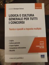 Logica cultura generale usato  Santa Croce Sull Arno