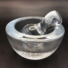 Glass pestle mortar for sale  KIDLINGTON