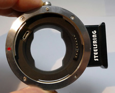 Anillo de acero Canon EF EOS (lente) montaje a cámara Fujifilm X FX adaptador de enfoque automático, usado segunda mano  Embacar hacia Argentina