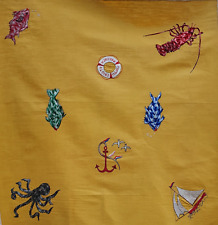 Vintage embroidered tablecloth for sale  PERTH