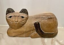 Hand carved cat for sale  Shipping to Ireland