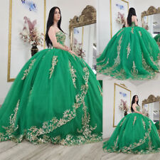 Verde Dulce 15 16 Vestidos de Quinceañera Vestido de Baile Novia Vestidos De XV Años, usado segunda mano  Embacar hacia Mexico